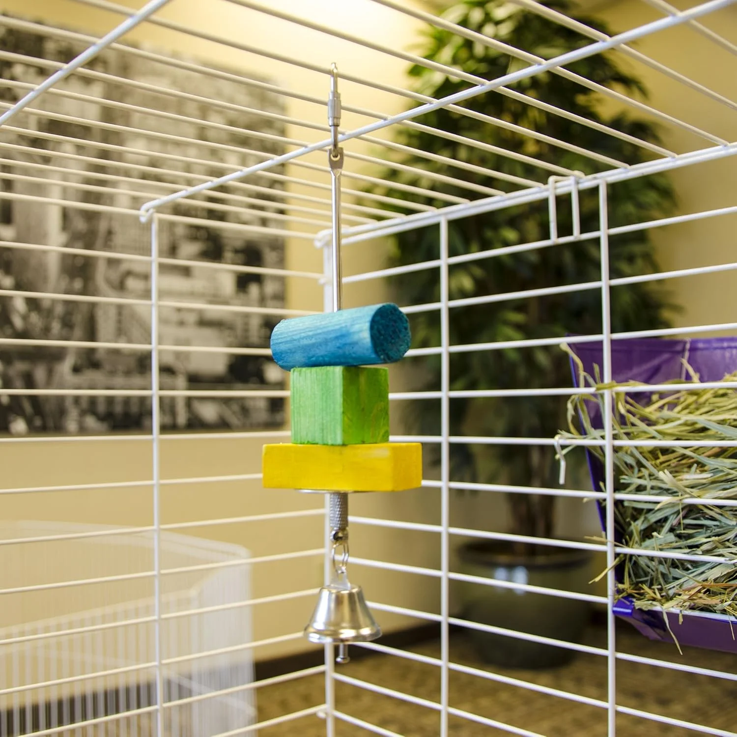 ظرف پخش خوراکی چوبی مخصوص حیوانات خانگی کوچک