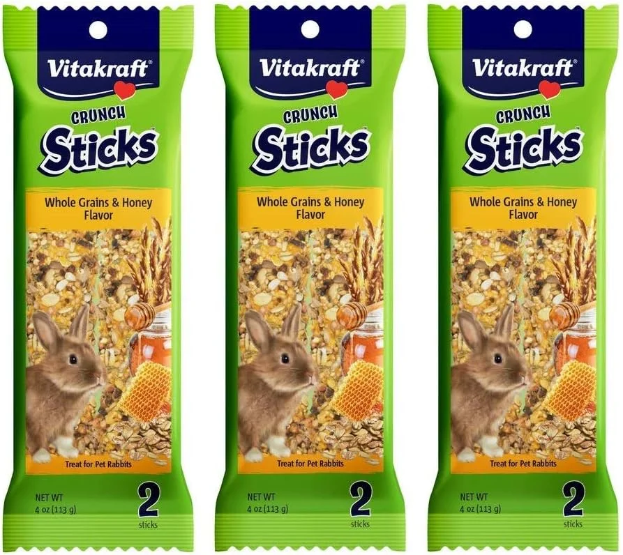 (3 بسته) تشویقی ترد و پخته شده ویتاکرافت - مناسب خرگوش