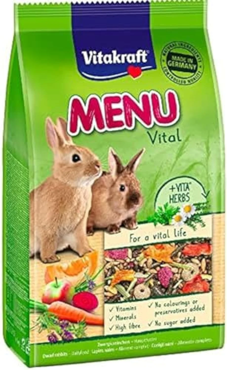 غذای خرگوش ویتاکرافت منو ویتال، ۱ کیلوگرم