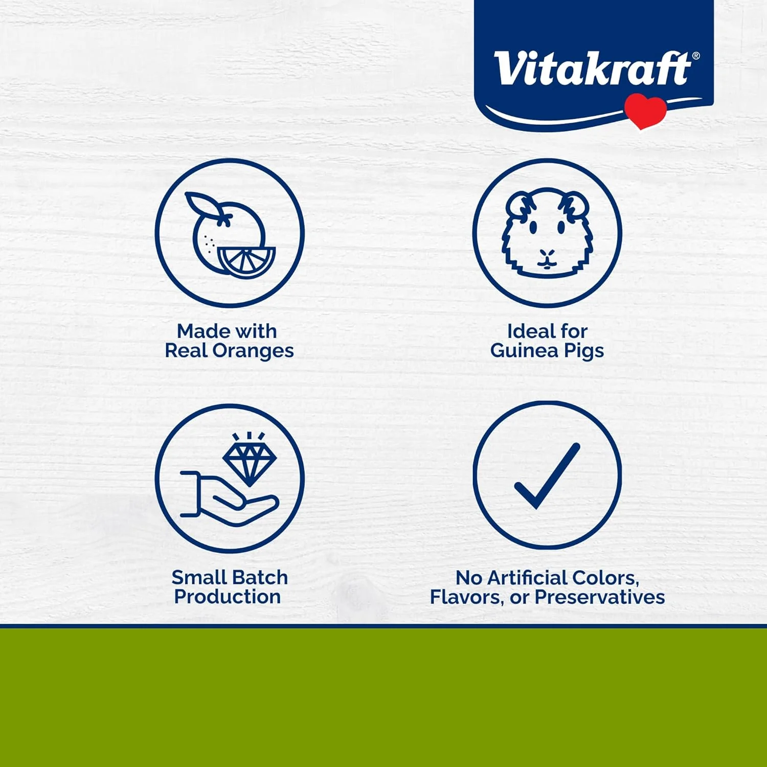 تشویقی قطره ای پرتقالی ویتاکرافت برای خوکچه هندی، بسته 150 گرمی