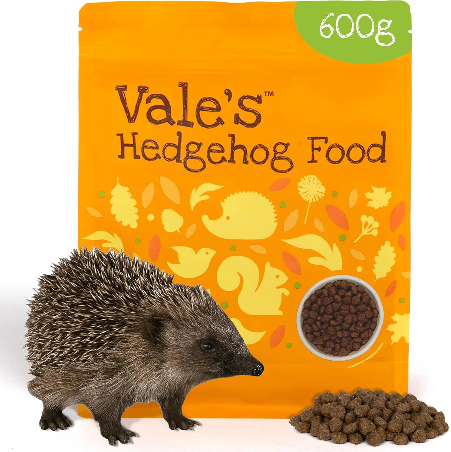 غذای خارپشت Vale’s™ – فرمول ویژه – مورد استفاده روزانه در بیمارستان حیات وحش Vale – بیسکویت های ترد و گوشتی، سرشار از فیبر – مناسب و مغذی – مکمل ایده آل برای رژیم غذایی طبیعی آنها (600 گرم)