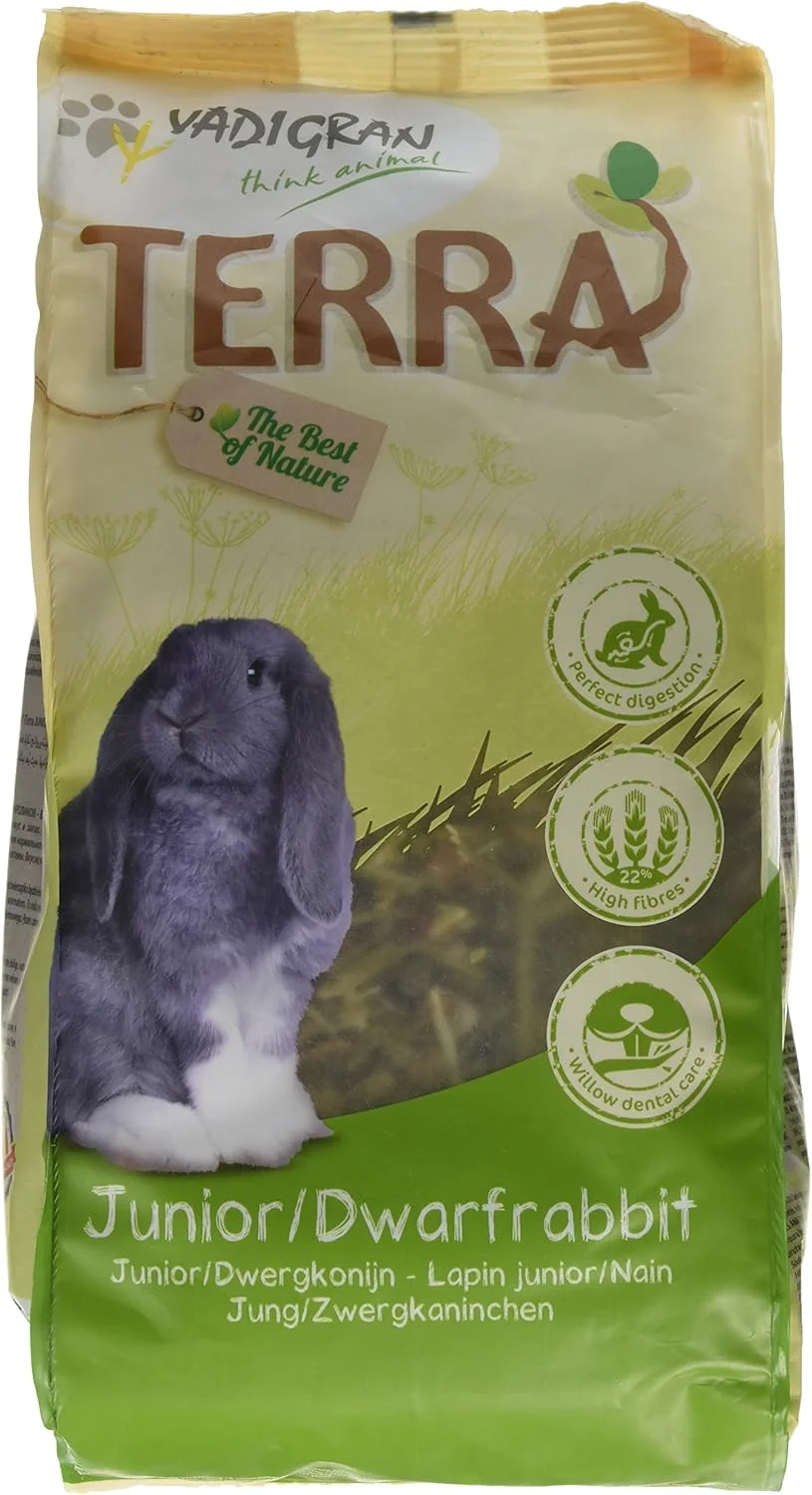 وادیگران ترا جونیور و خرگوش کوتوله ۱ کیلوگرم