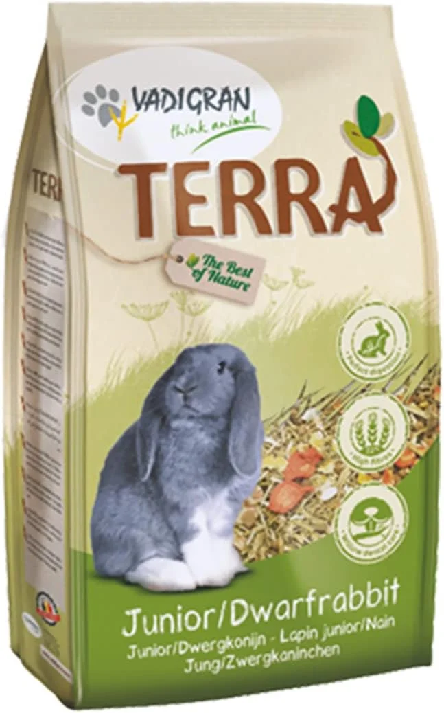 وادیگران ترا جونیور و خرگوش کوتوله ۱ کیلوگرم