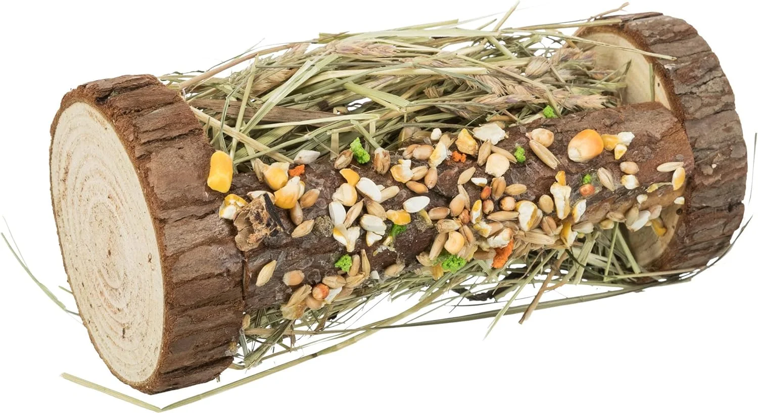 برج چوبی تریکسی به همراه یونجه و میله ترد برای حیوانات کوچک، ۱۳x۱۷x۱۳ سانتی متر