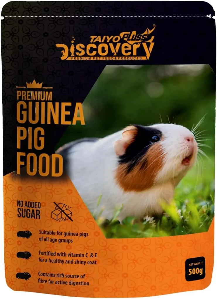 غذای ممتاز خوکچه هندی تایو پلاس دیسکاوری - بسته 500 گرمی | تغذیه روزانه برای خوکچه هندی