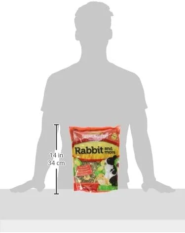 غذای خرگوش، پلت های یونجه تیموتی ممتاز با مواد ویژه افزوده شده، کیسه ۴ پوندی