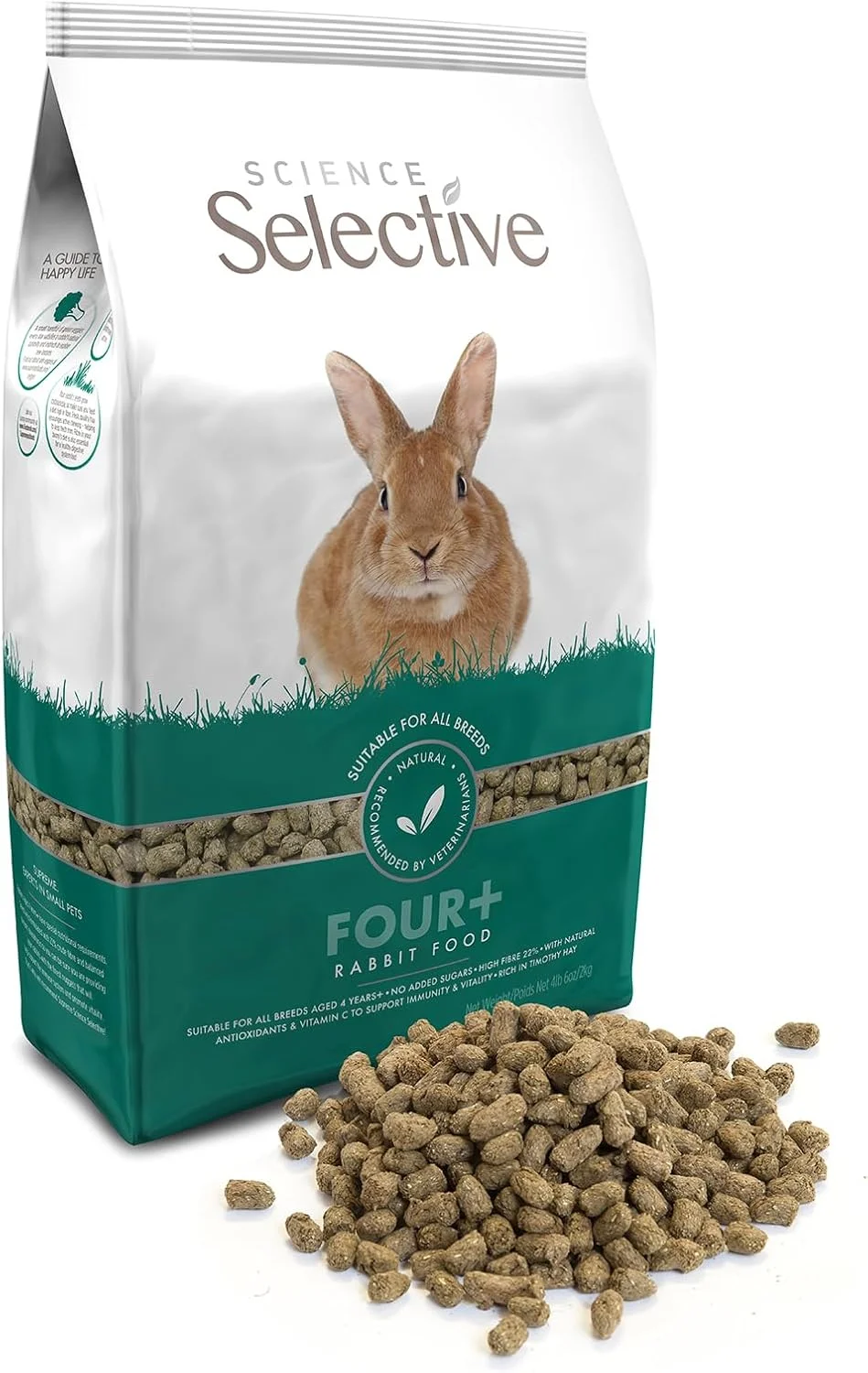 غذای خرگوش سوپریم پت فودز سوپریم سلکتیو رابیت 4+ 2 کیلوگرمی