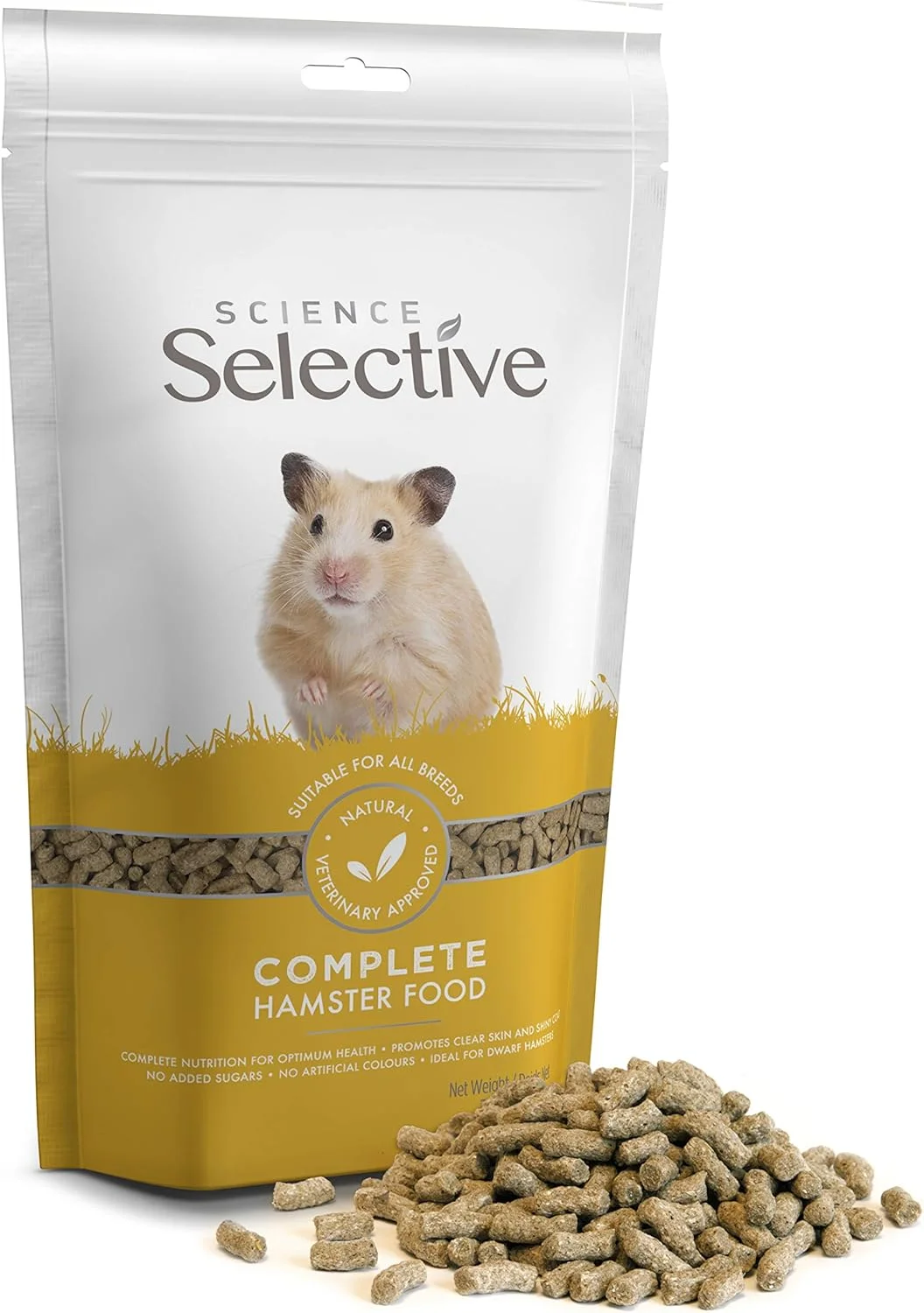 غذای کامل همستر ساینس سلکتیو سوپریم پت فودز، قهوه ای