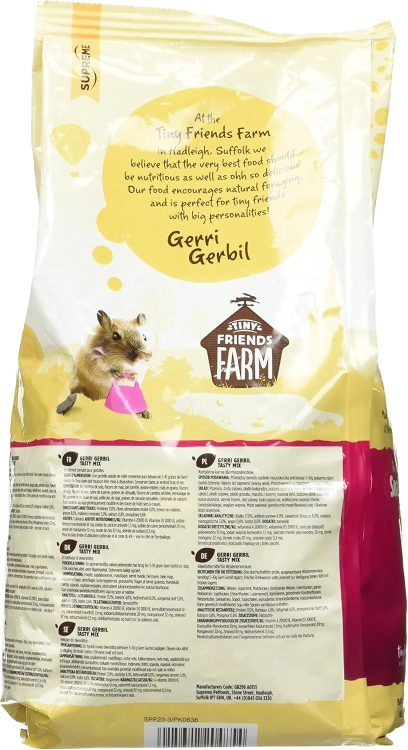 غذای کامل جوندگان جری مخصوص جربیل، ۸۵۰ گرم