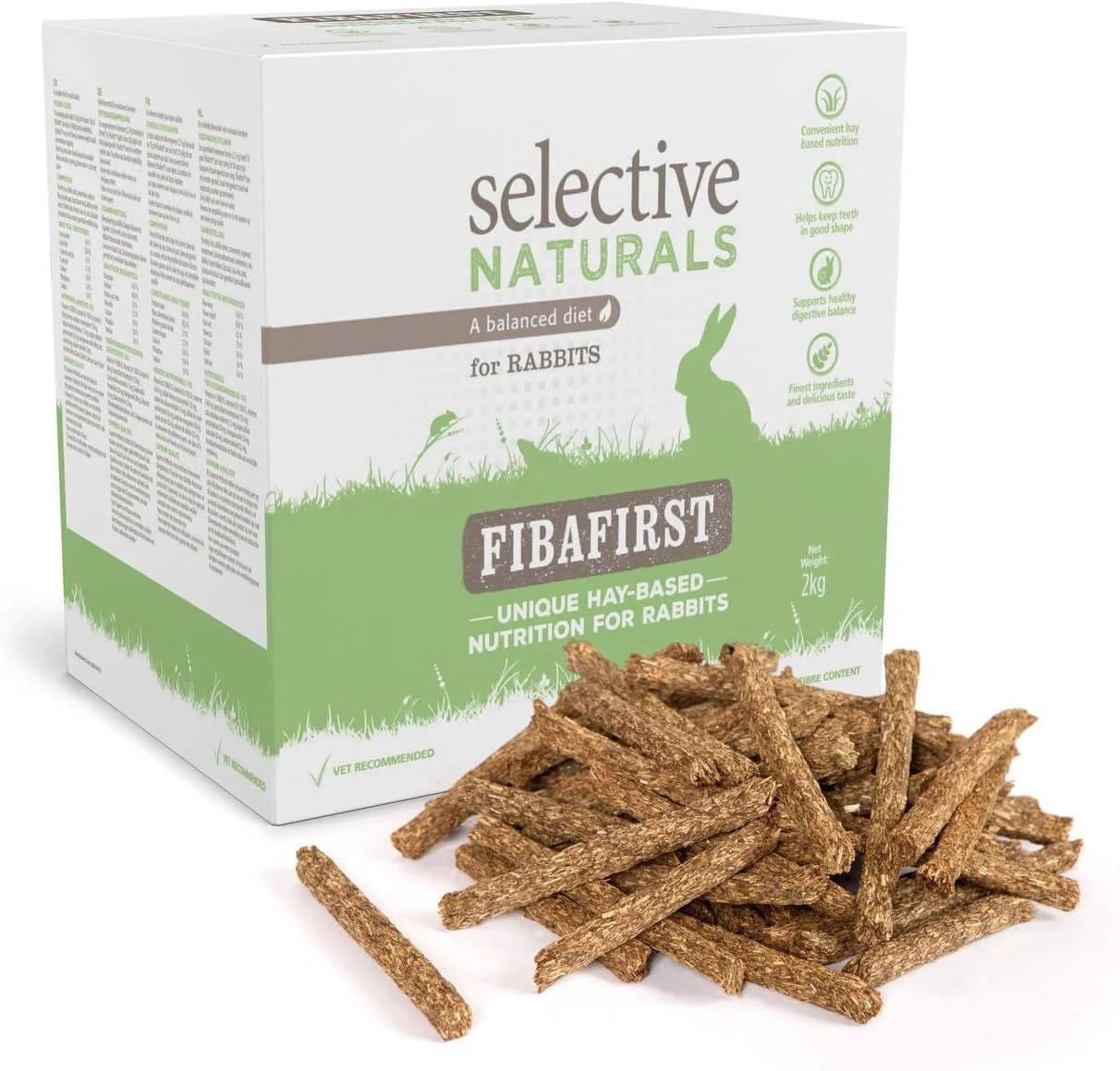 غذای خرگوش فیبر فرست سوپریم پت فودز 2 کیلوگرمی