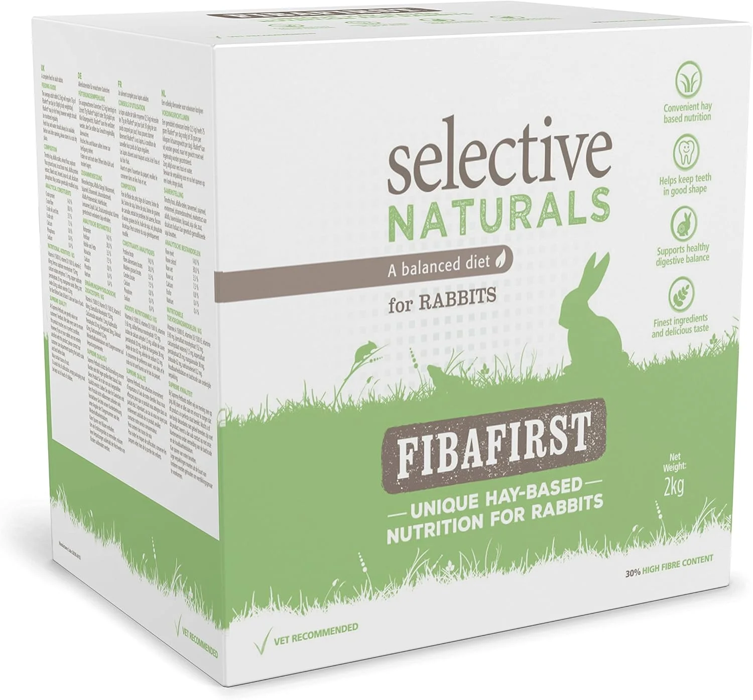 غذای خرگوش فیبر فرست سوپریم پت فودز 2 کیلوگرمی