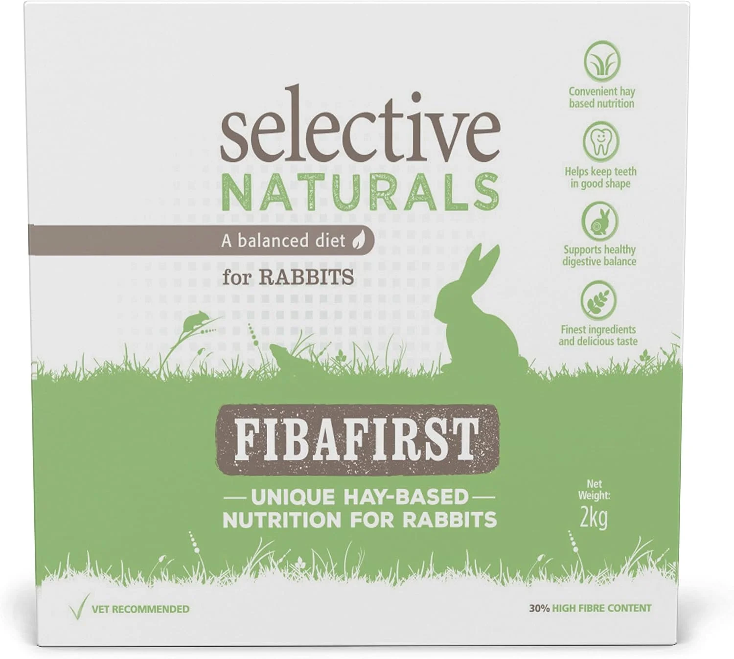 غذای خرگوش فیبر فرست سوپریم پت فودز 2 کیلوگرمی