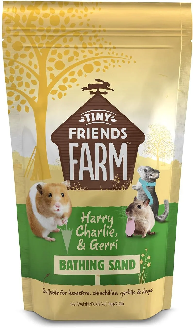 شن حمام حیوانات خانگی Supreme Petfoods Tiny Friends Farm، ۱ کیلوگرم