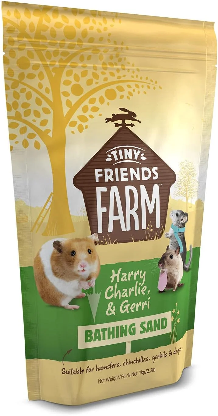 شن حمام حیوانات خانگی Supreme Petfoods Tiny Friends Farm، ۱ کیلوگرم