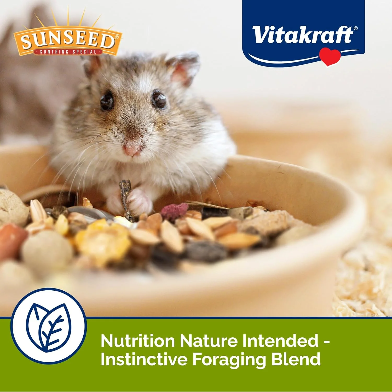 غذای جونده سان سید ویتا پریما - غذای خشک برای جونده ها - غنی شده با ویتامین ها و مواد مغذی ضروری - پشتیبانی از هضم سالم و دندان های سالم