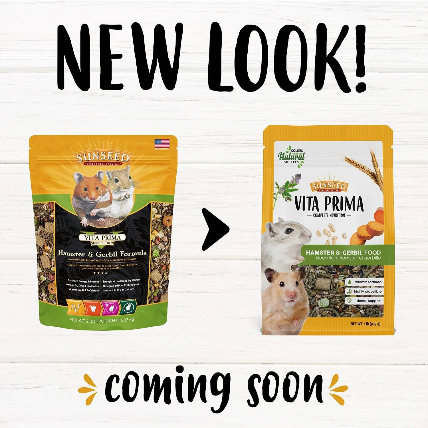 غذای کامل همستر و جربیل ویتاکرافت ویتا پریما، بزرگ، ۹۰۷ گرم