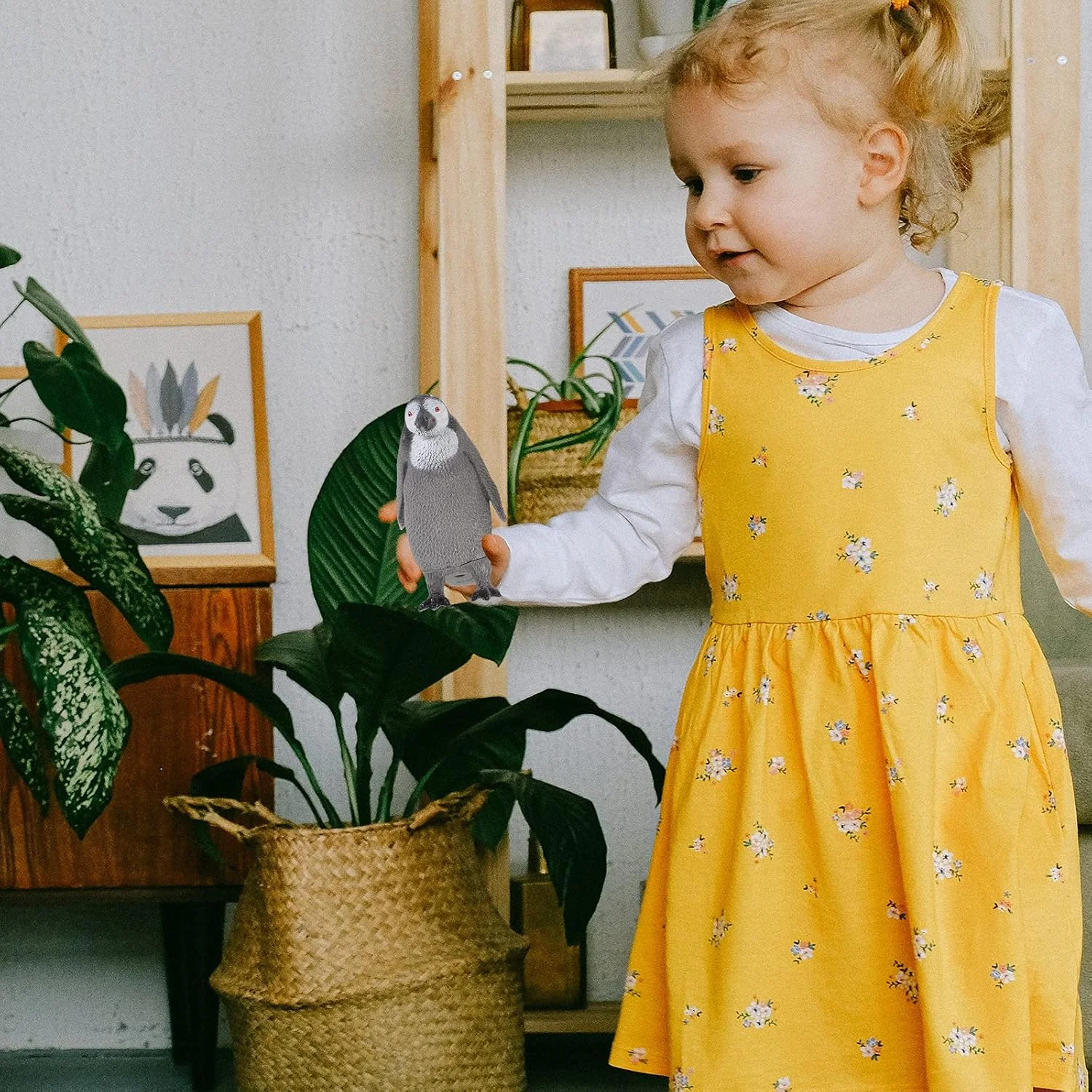 10 عدد اسباب بازی پنگوئن شبیه سازی شده، مدل پنگوئن حیوانات مناطق قطبی، اسباب بازی پنگوئن کودکانه برای دکوراسیون فضای باز