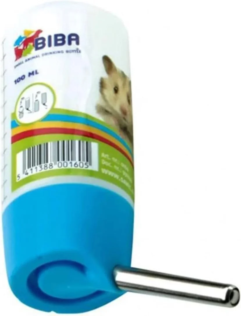 بطری آب ساویچ بیبا برای همستر و خوکچه هندی، بطری آب ضد نشت با قابلیت نصب روی قفس، مناسب برای حیوانات کوچک مانند همستر، خرگوش، خوکچه هندی 250 میلی لیتر