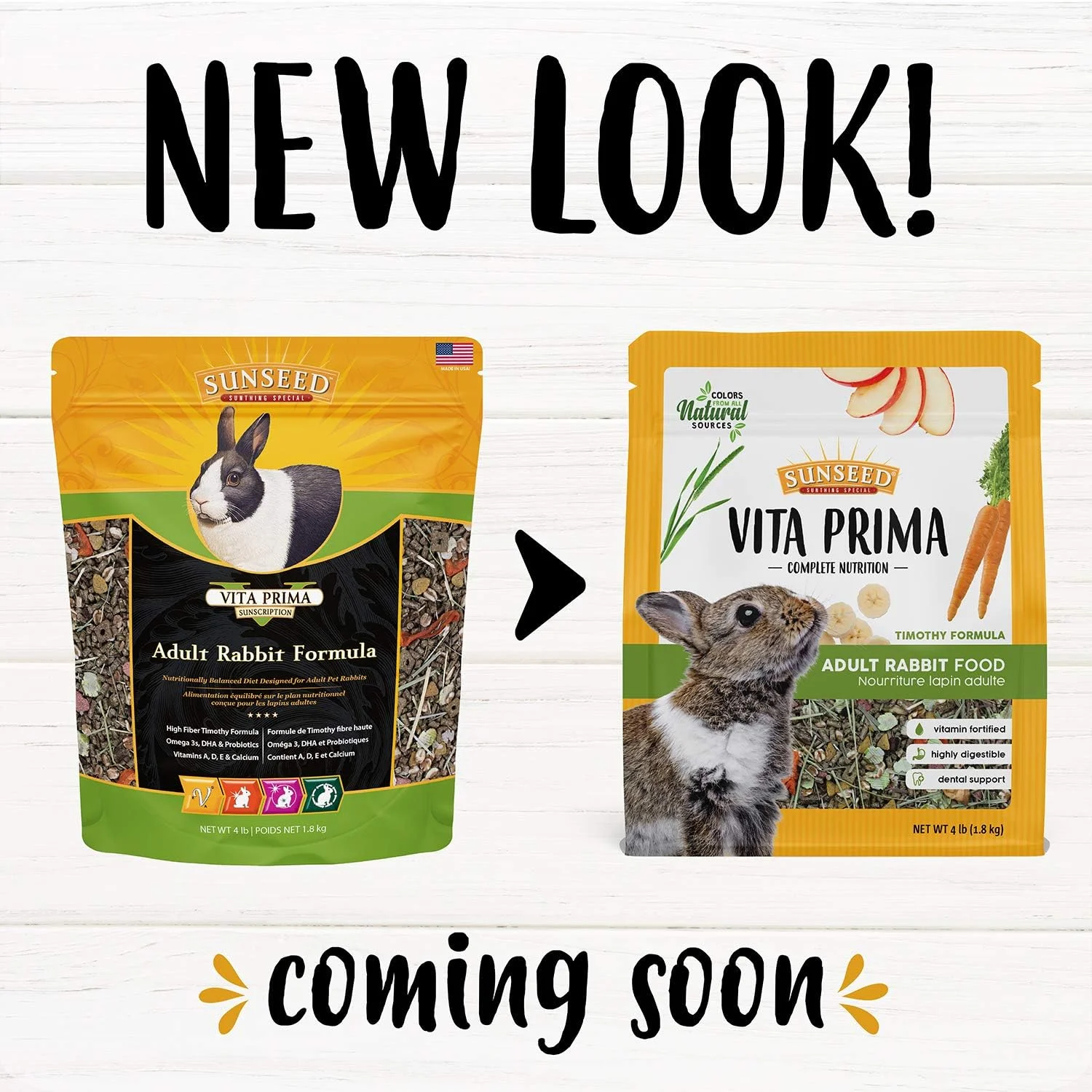 غذای کامل خرگوش بالغ سان سید ویتا پلاس با پایه علف تیموتی - 4 پوند