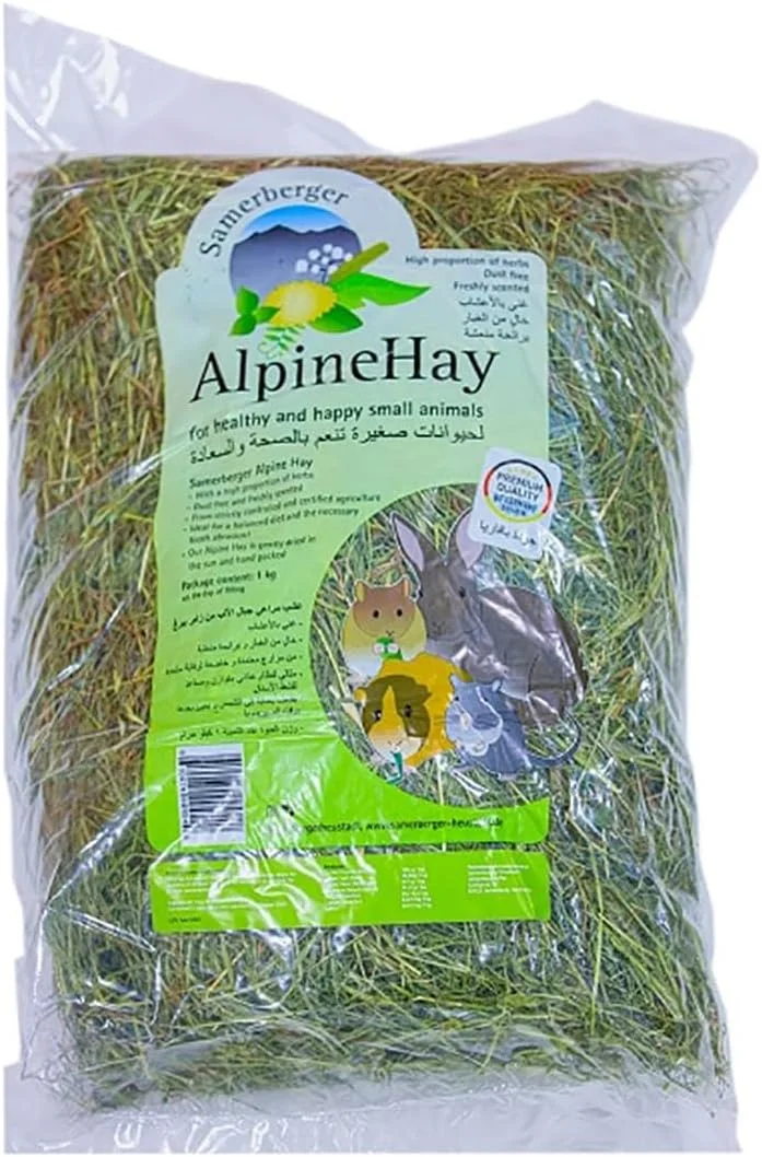 یونجه کوهی آلپاین برای حیوانات خانگی کوچک - 4 کیلوگرم