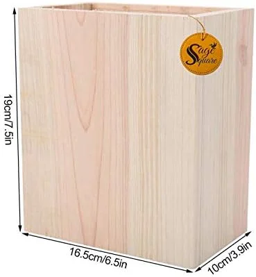 قفس چوبی طبیعی Sage Square، قفس یونجه/خوراک دهنده علف/نگهدارنده برای خرگوش/خوکچه هندی/راسوی اهلی