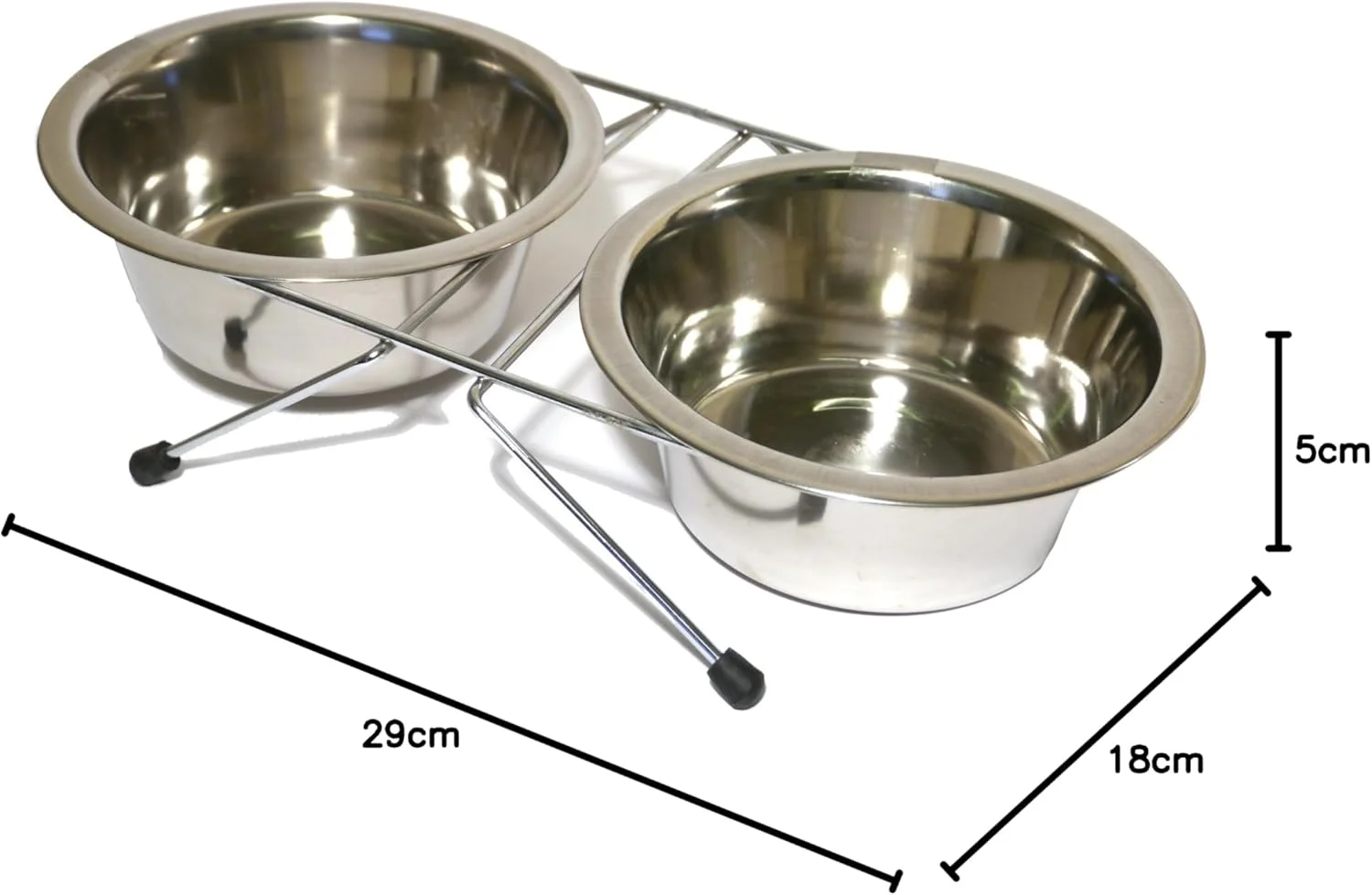 ظرف غذای دوتایی سیمی رزوود، کوچک