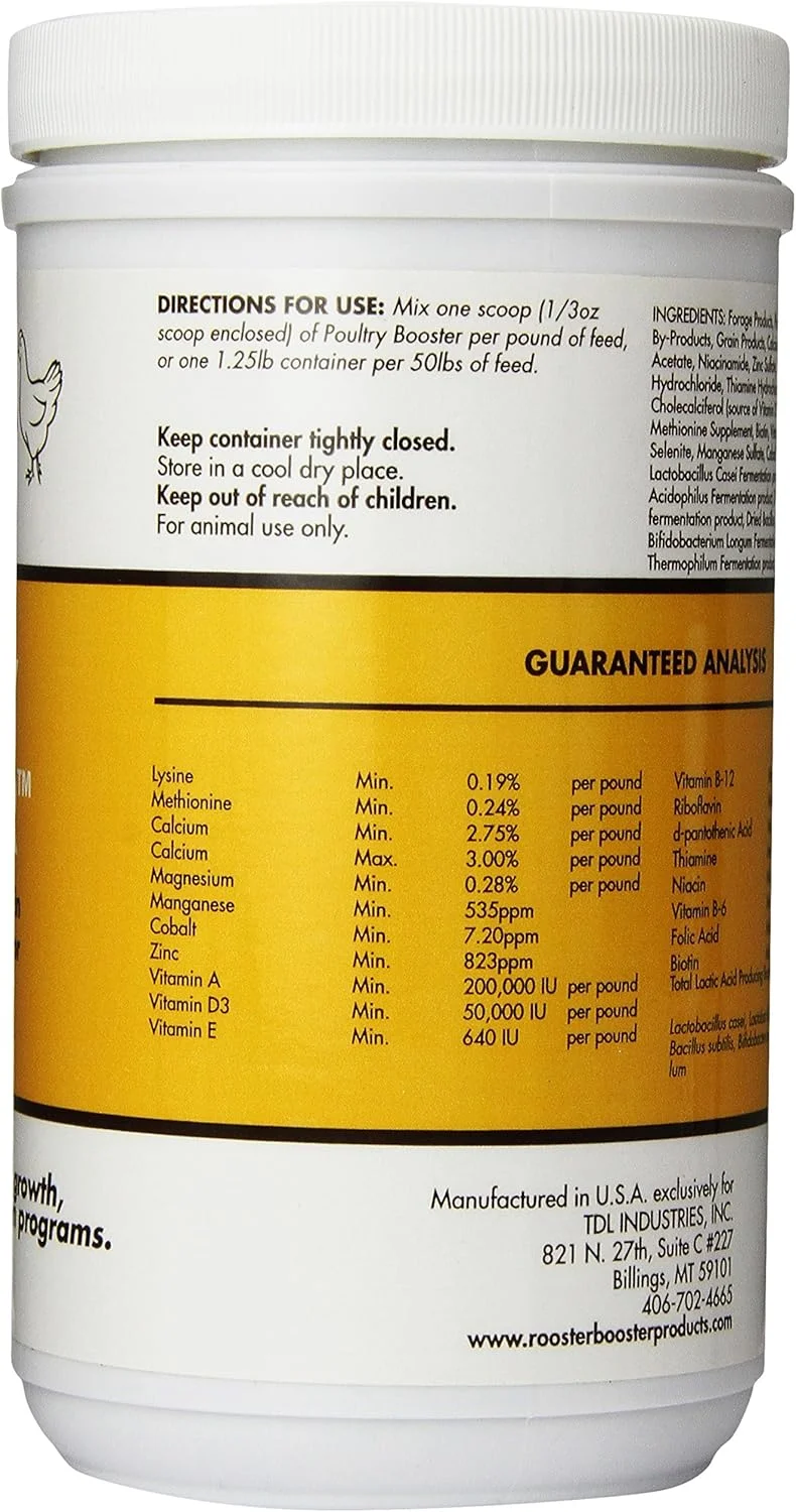 مکمل غذایی طیور Rooster Booster، 1.25 پوند