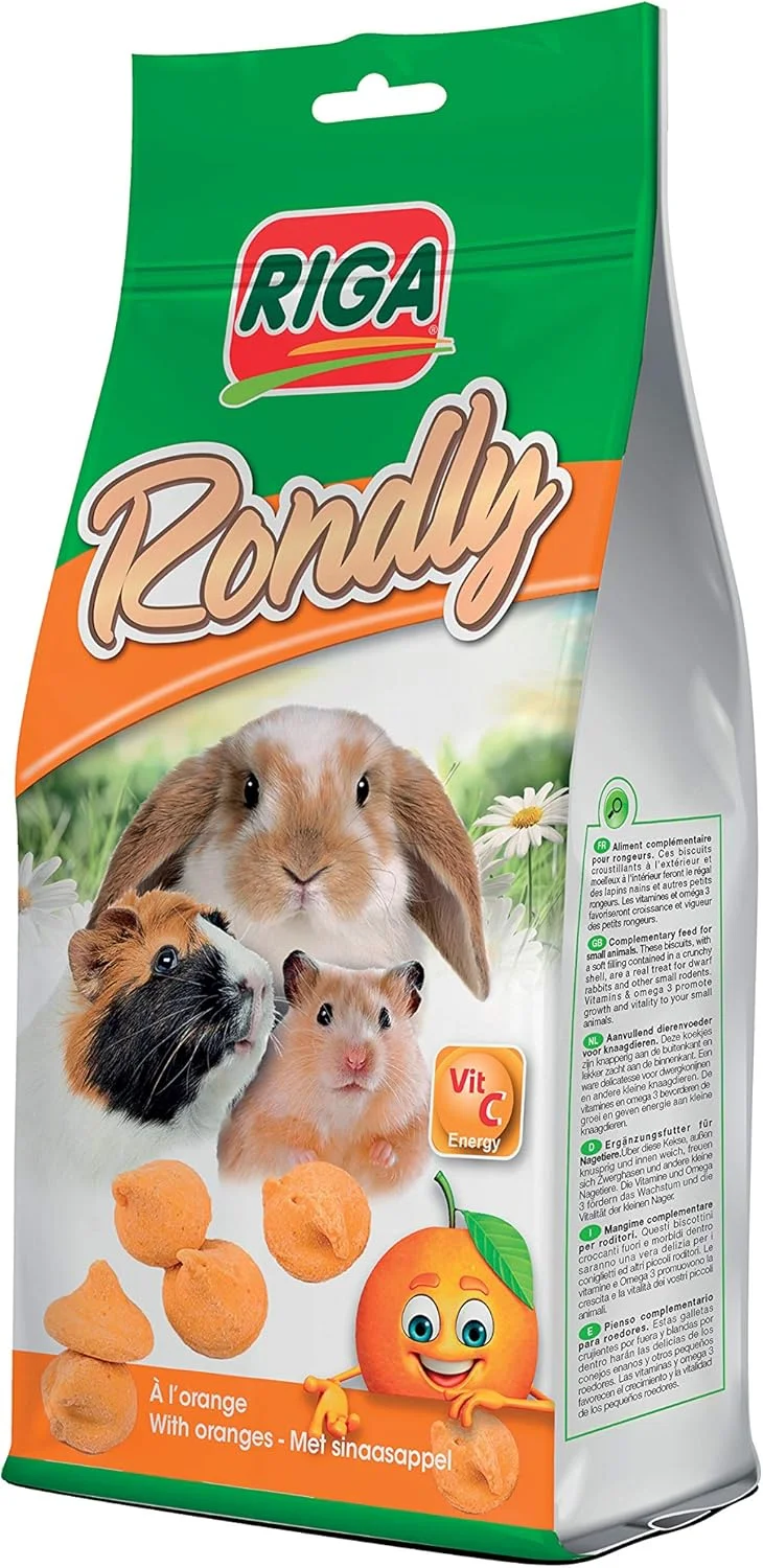 تشویقی جونده نارنجی ریگا روندلی 125 گرم