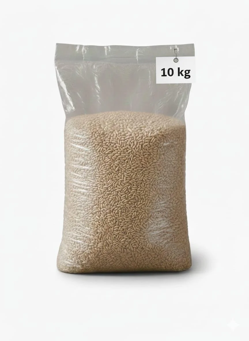 گندم درجه دو ممتاز روسی - خوراک کامل دانه برای حیوانات (کیسه 10 کیلوگرمی) | دانه طبیعی پرانرژی برای طیور، پرندگان، دام و حیوانات مزرعه
