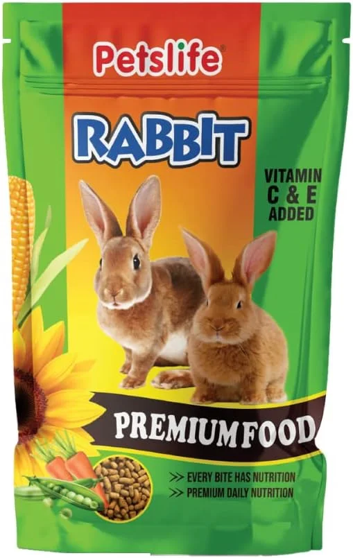 غذای خرگوش ممتاز پتس لایف با مواد مغذی ضروری و فیبر بالا برای خرگوش های کوچک و بزرگسال، 1 کیلوگرم