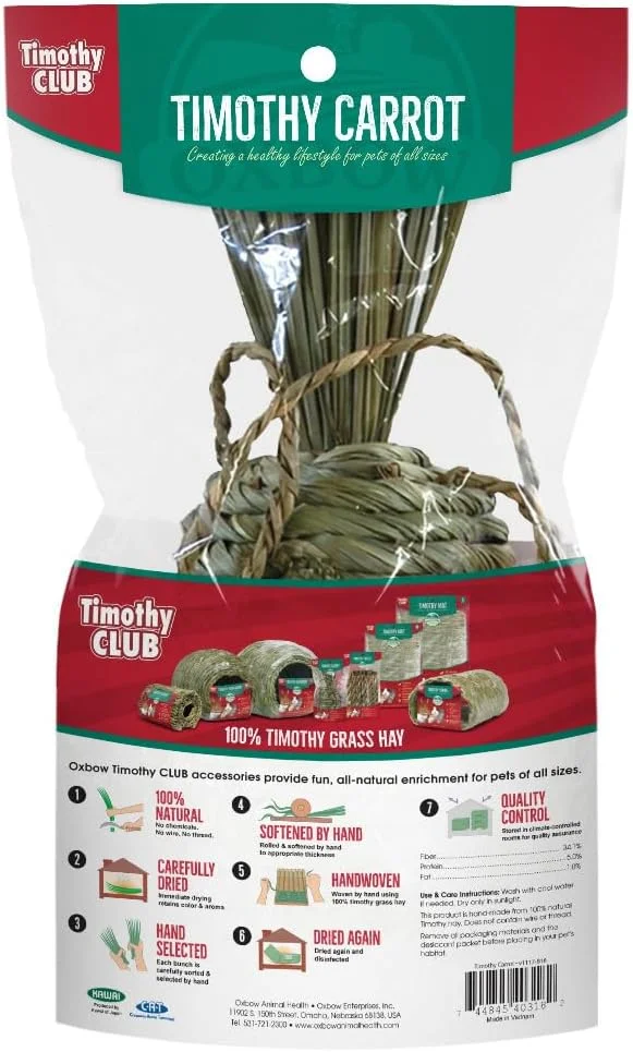 تشویقی هویج تیموتی آکس بو مناسب حیوانات کوچک - 22X60 سانتی متر