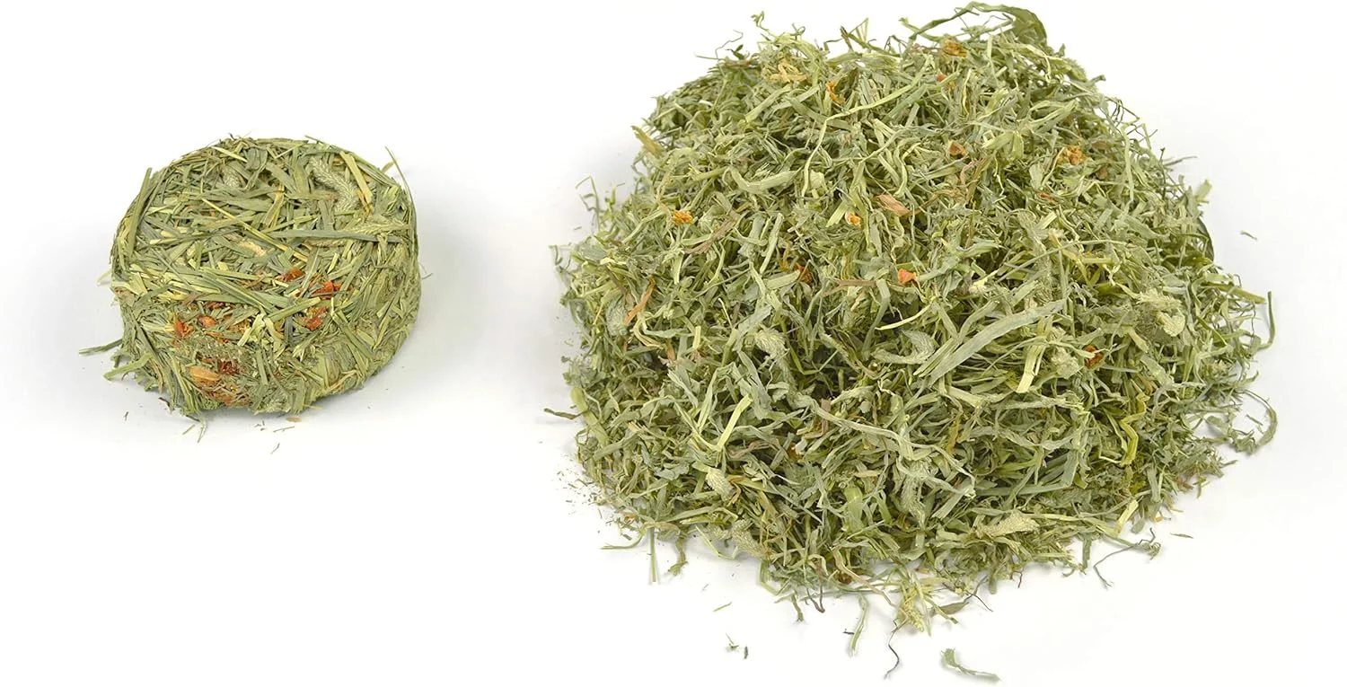 یونجه تیموتی Oxbow Harvest Stack با هویج برای حیوانات کوچک - 992 گرم