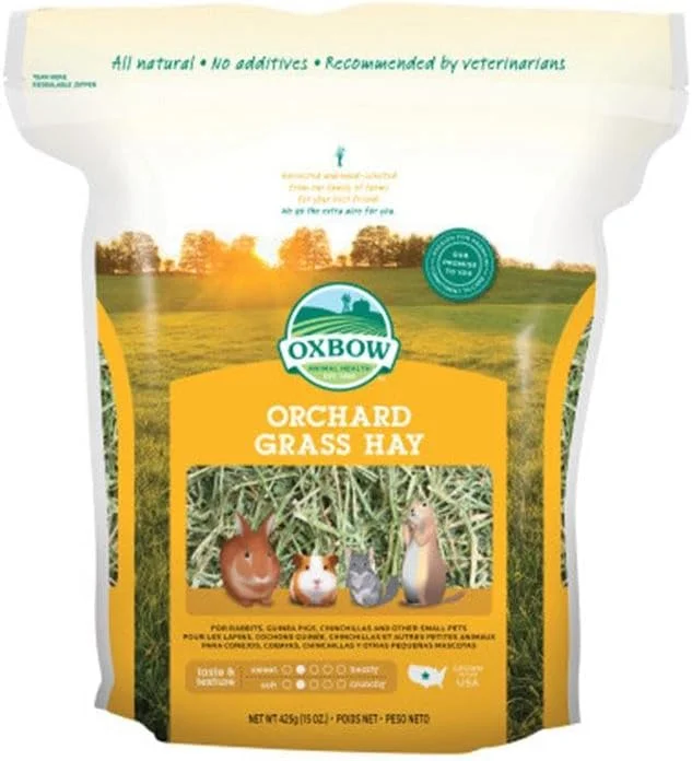 یونجه علف باغی آکس بو مناسب برای حیوانات کوچک، 425 گرم