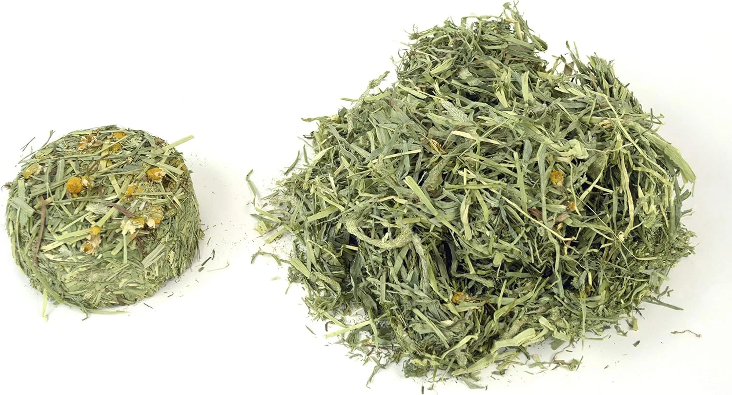 یونجه تیموتی غربی Oxbow Animal Health Harvest Hay Stacks با بابونه - یونجه کاملا طبیعی برای خرگوش ها، خوکچه هندی، چینچیلا، همستر و جربیل - 992 گرم