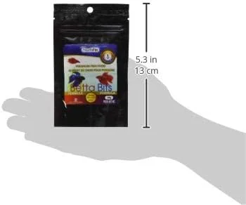 غذای ماهی بتا نورثفین، پلت ۱ میلی‌متری، بسته‌بندی ۲۰ گرمی