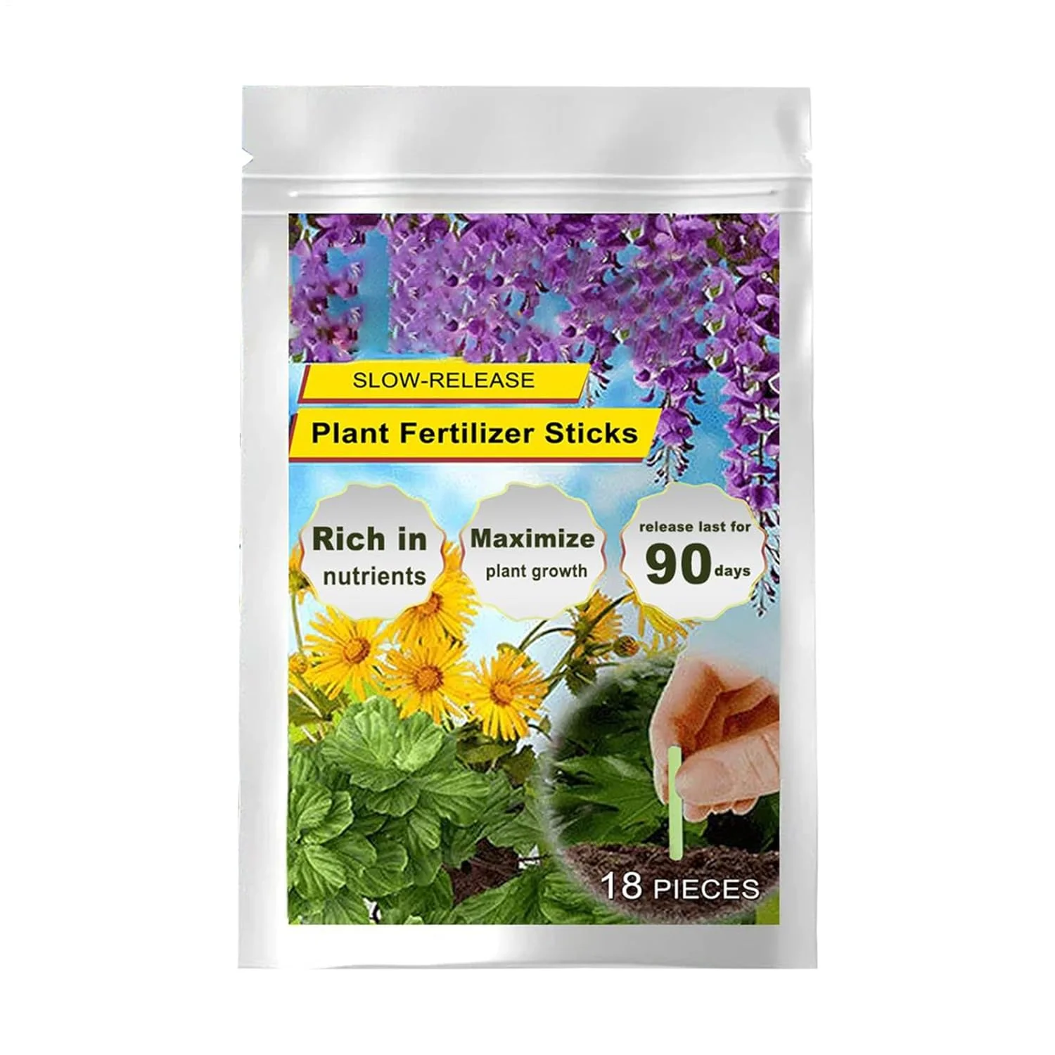 میخ های غذای گیاهی | چوب مراقبت آسان گیاه | مواد مغذی طبیعی با رهش آهسته برای گل، گیاهان آپارتمانی، سبزیجات، درختان همیشه سبز و میوه