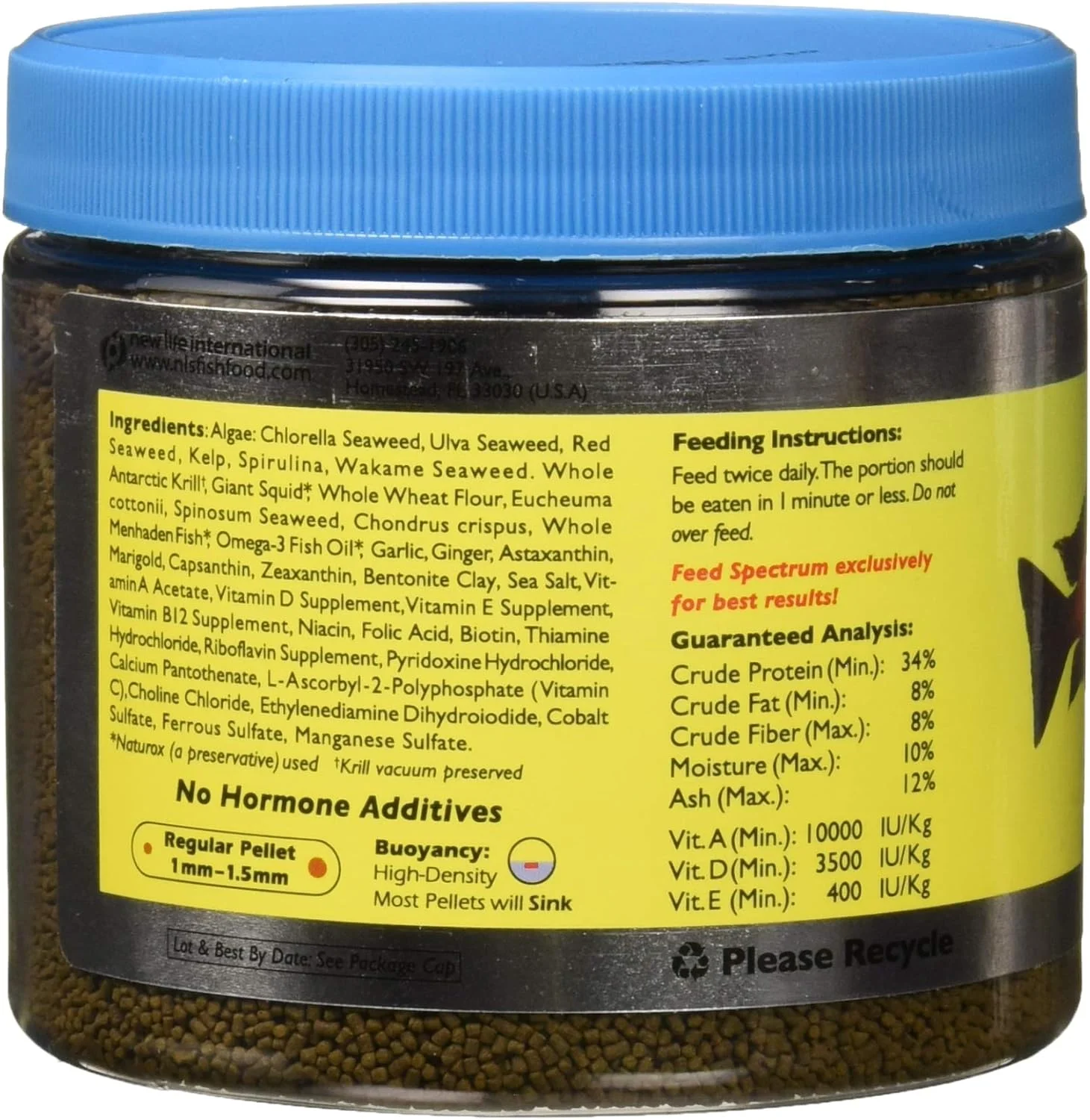 نیو لایف اسپکتروم AlgaeMax Regular 300g (سری Naturox)