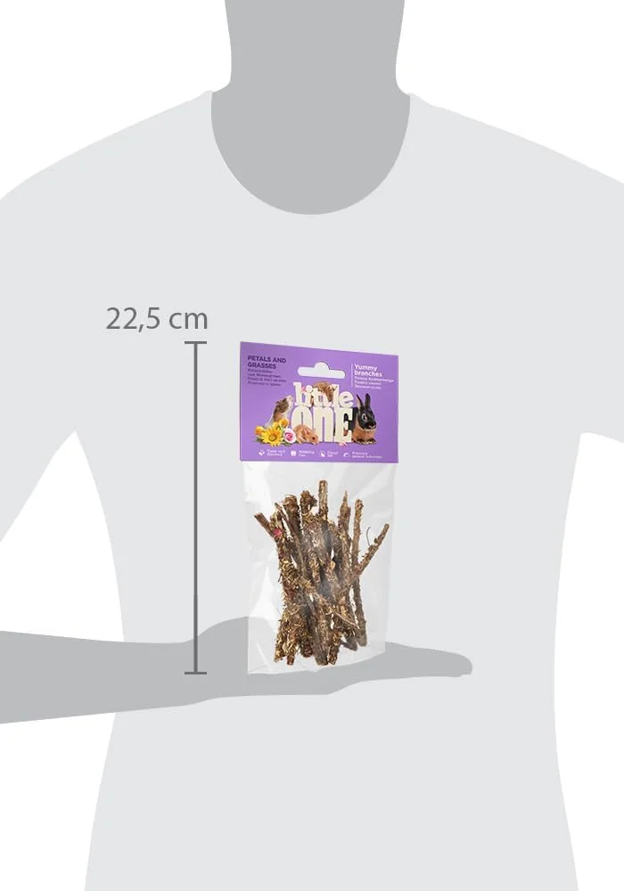اسنک شاخه های خوشمزه لیتل وان با گلبرگ ها و علف ها 35 گرم
