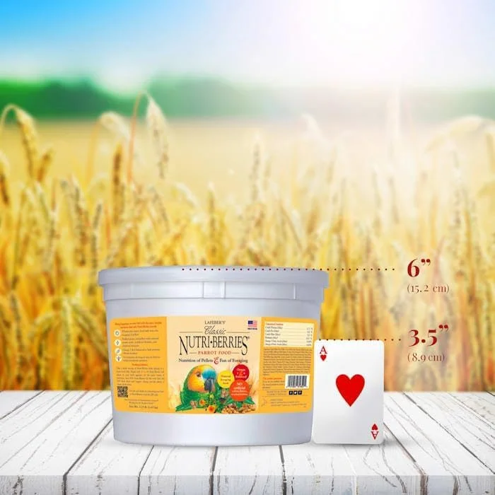 غذای کامل طوطی لافبرز مدل کلاسیک نوتری بریز وزن 1.47 کیلوگرم