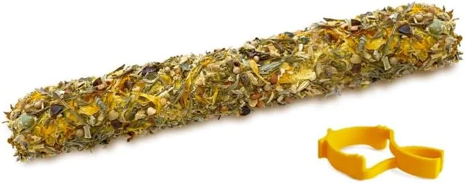 چوب تشویقی کاملا خوراکی گرین ولی Little One بدون غلات برای پستانداران کوچک با گیاهان و گل ها 1x160 گرم