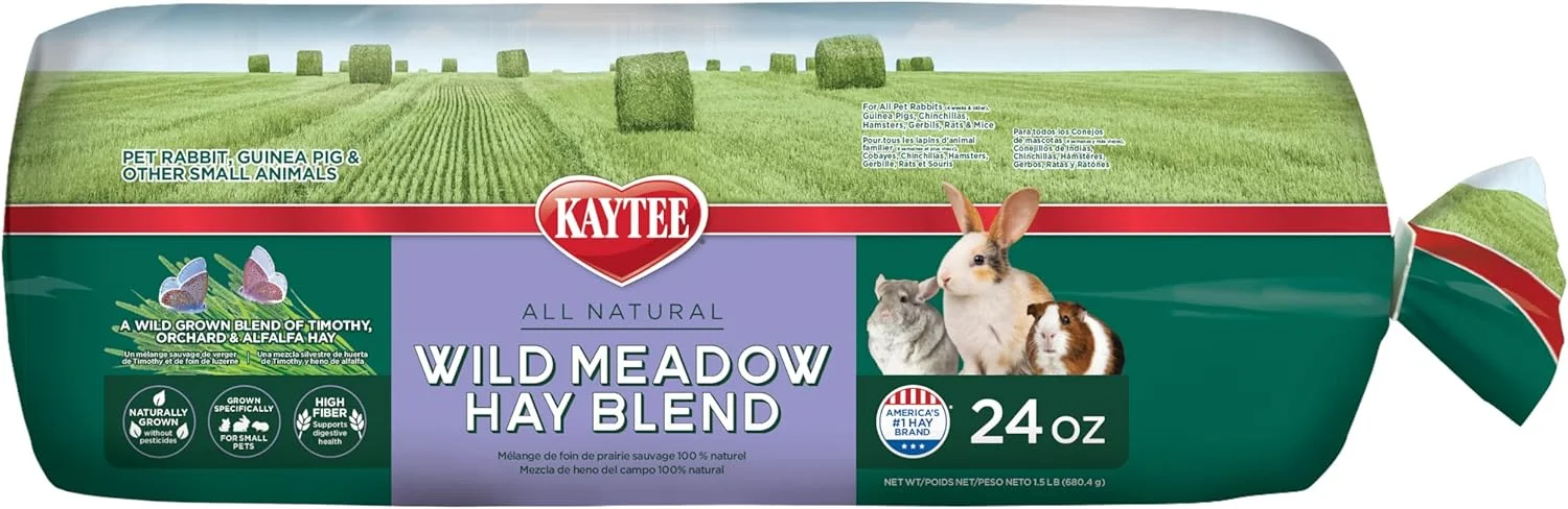 یونجه تیموتی طبیعی کیتی، مخلوط یونجه مرغزار وحشی برای خوکچه هندی، خرگوش و سایر حیوانات کوچک، 680 گرم