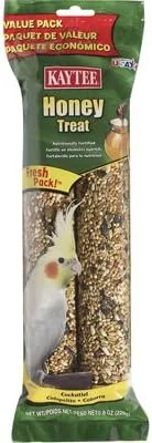 تشویقی چوبی طوطی عروس هلندی کیتی با طعم عسل، 226 گرم