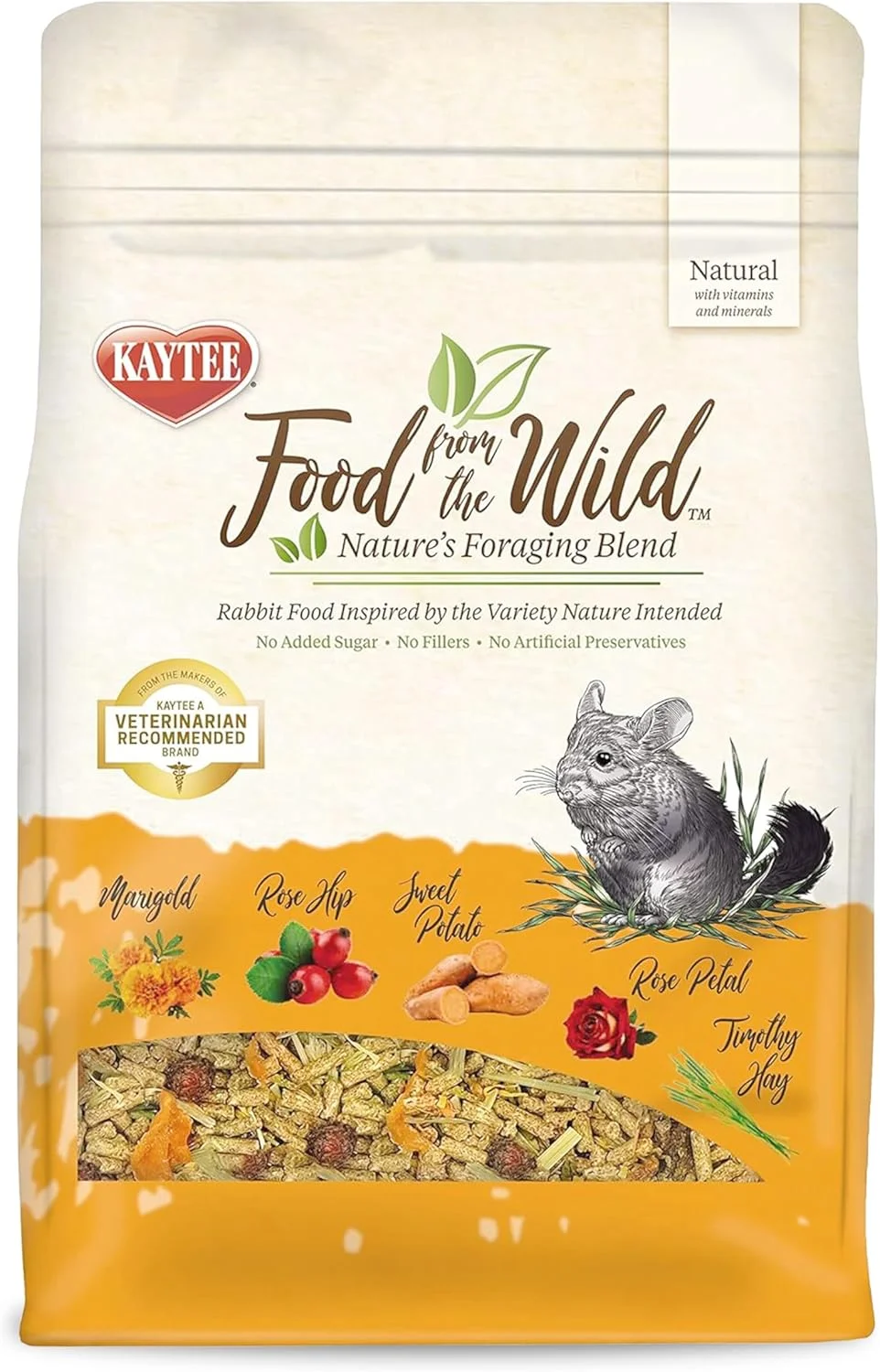 غذای چینچیلا Kaytee از طبیعت وحشی