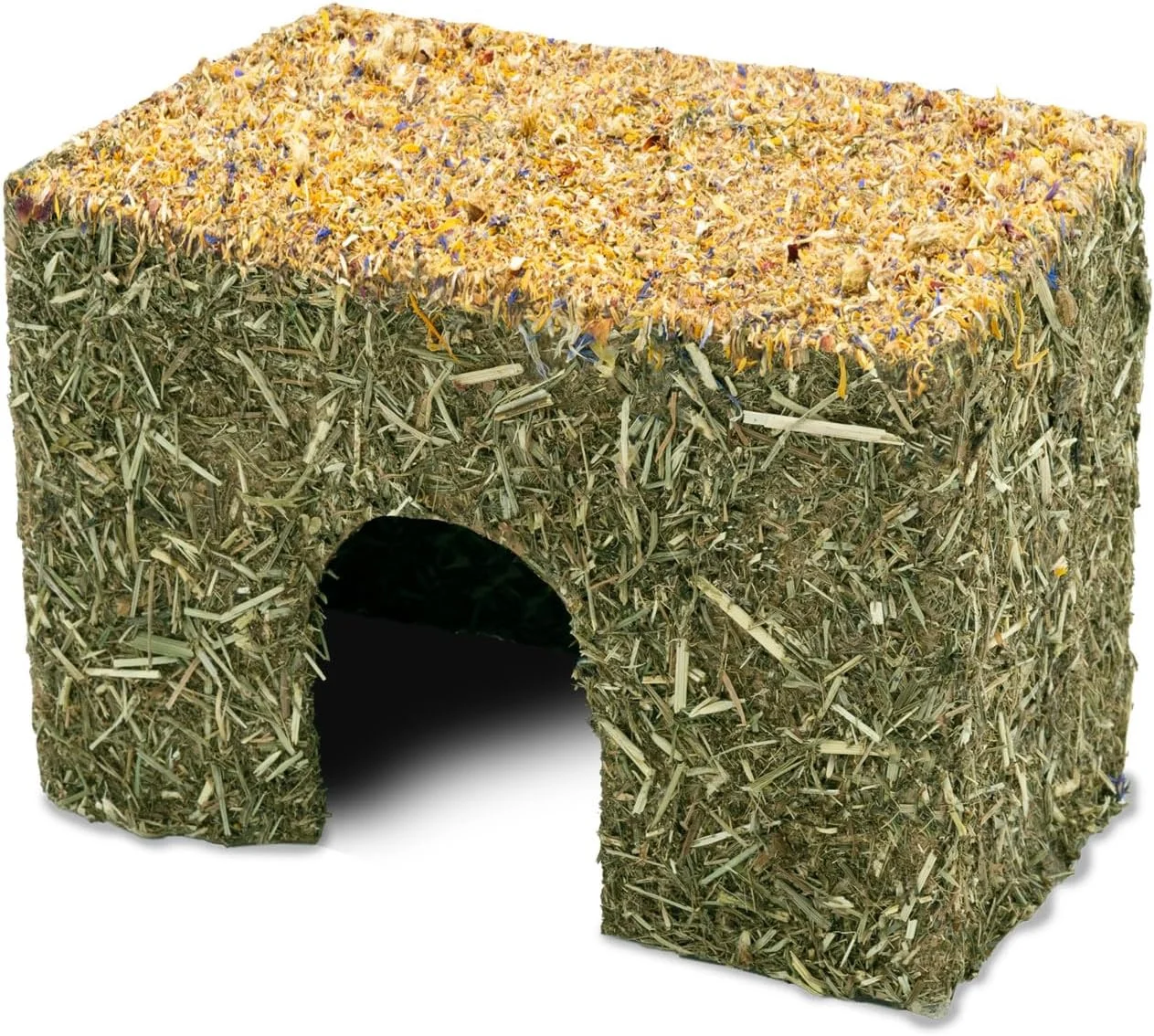 کلبه یونجه کوچک 75 گرمی با گل