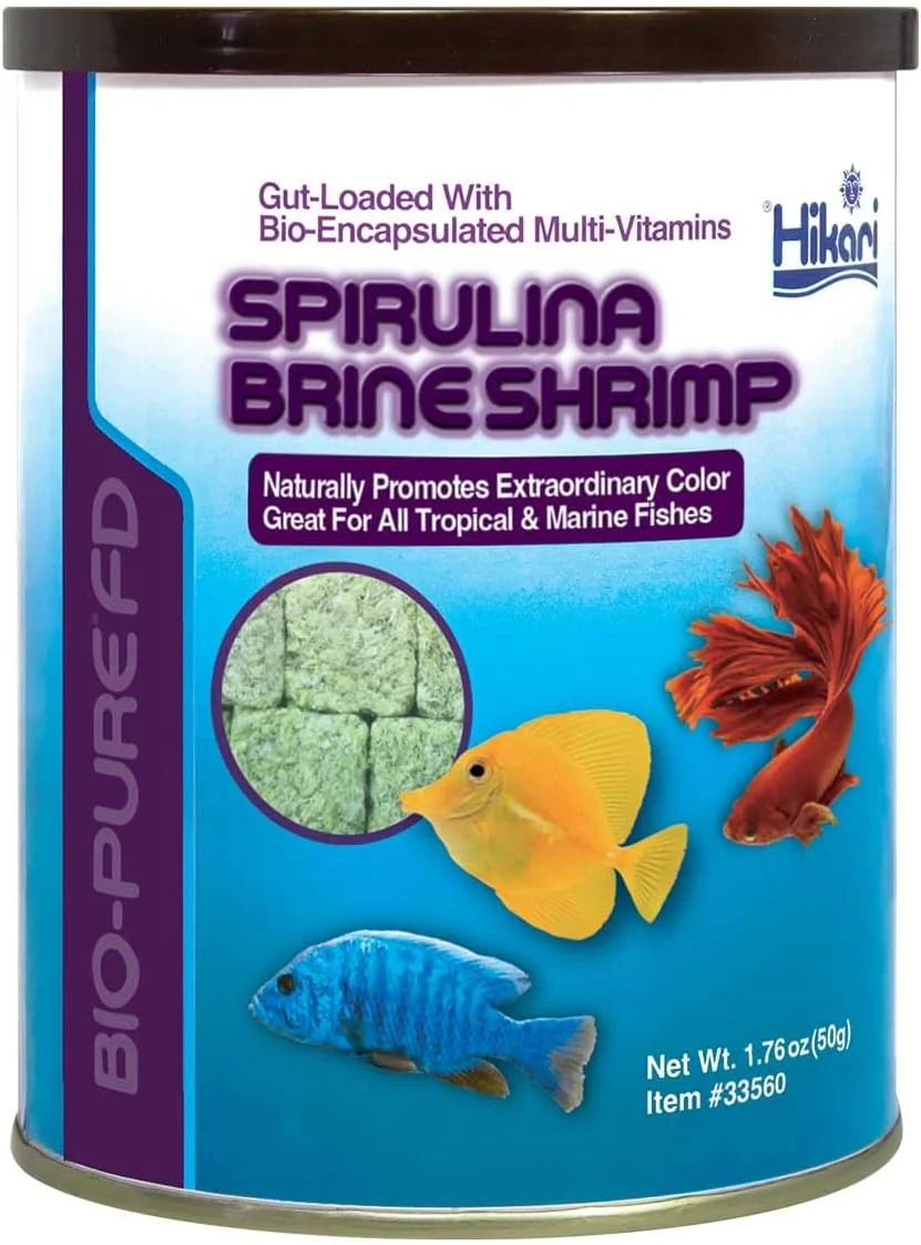 غذای خشک شده با انجماد هیکاری Bio-Pure حاوی آرتمیا و اسپیرولینا