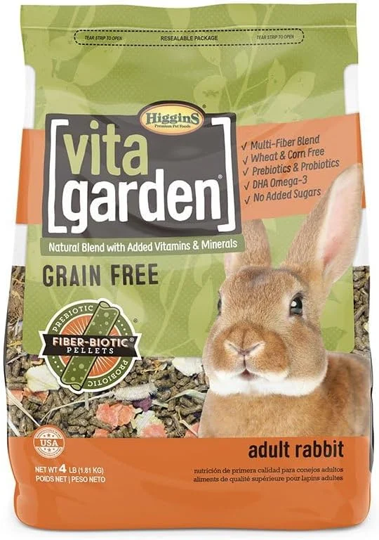 غذای خرگوش بالغ هیگینز ویتا گاردن 6/4 پوند