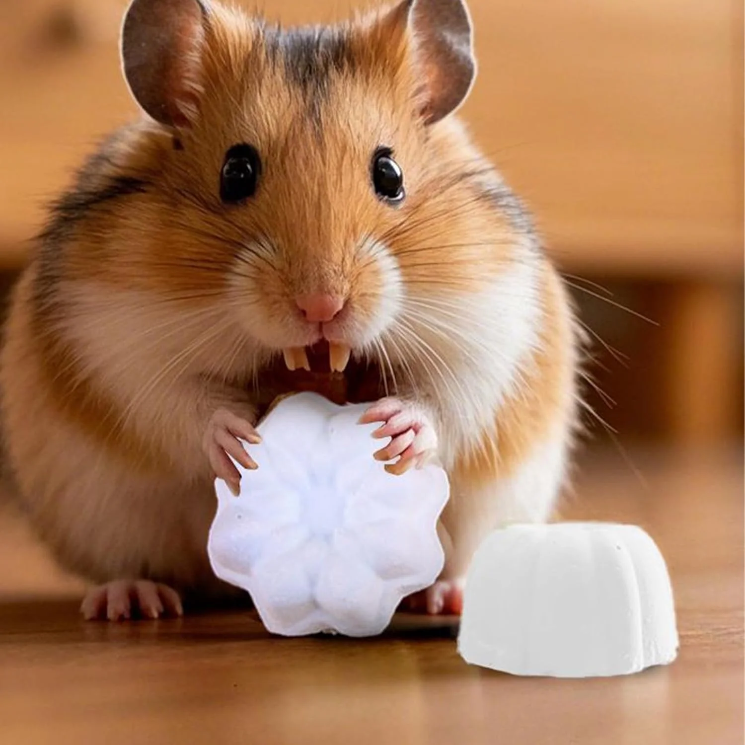 اسباب بازی جویدنی همستر، اسباب بازی برای همستر، سنگ ساییدن دندان حیوانات کوچک با اشکال خلاقانه برای خرگوش، سنجاب و راسو