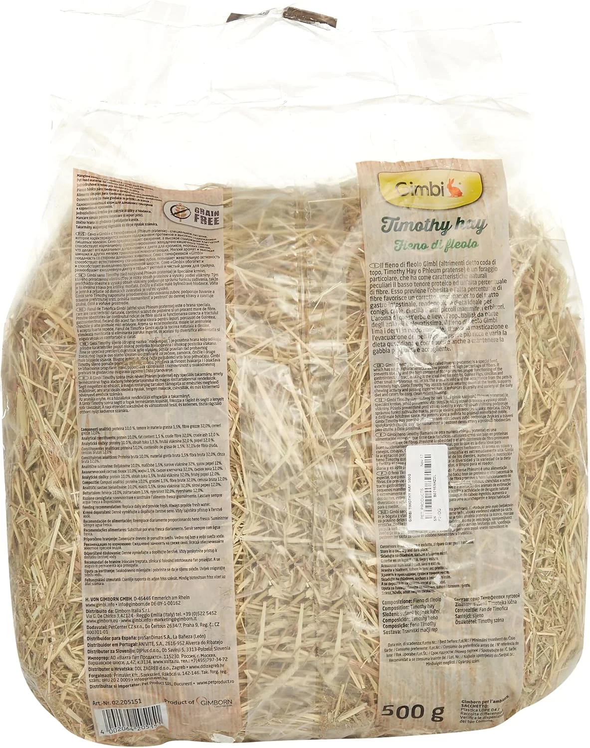 یونجه تیموتی GIMBI، 500 گرمی