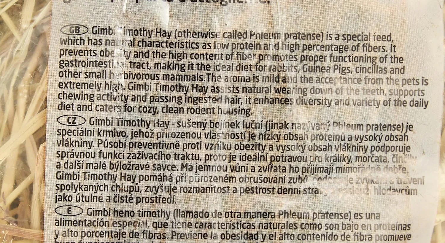 یونجه تیموتی GIMBI، 500 گرمی