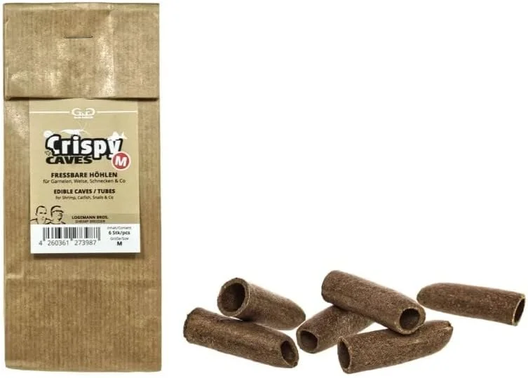 غارهای ترد GlasGarten - غارها/لوله های خوراکی خوشمزه (سایز M - 6 عدد)